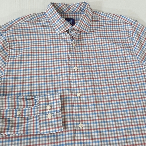 Johnnie-O Shelby Prep-formance Plaid Long Sleeve Shirt - Picture 3 of 7